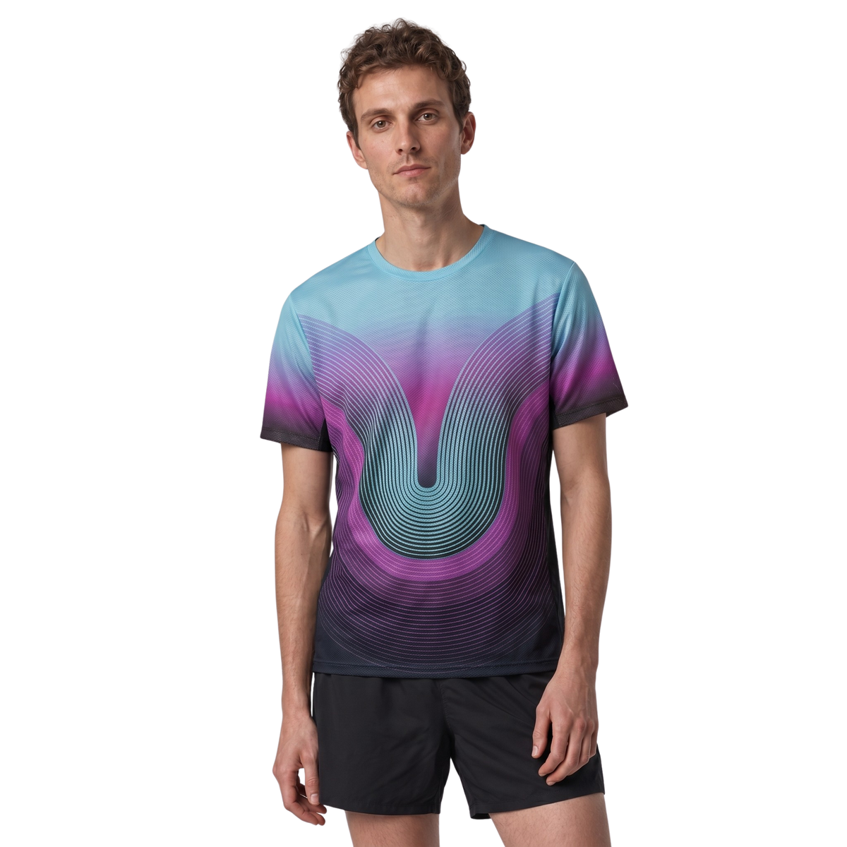 Aqua Pulse Ultra-Light Running Tee | DRY FLOW™