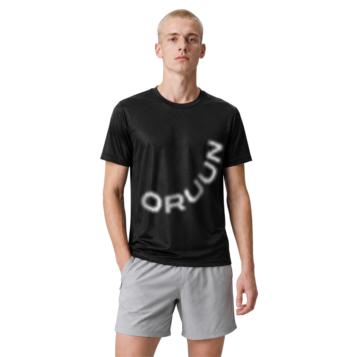 Graphite Flow Ultra-Light Running Tee | DRY FLOW™